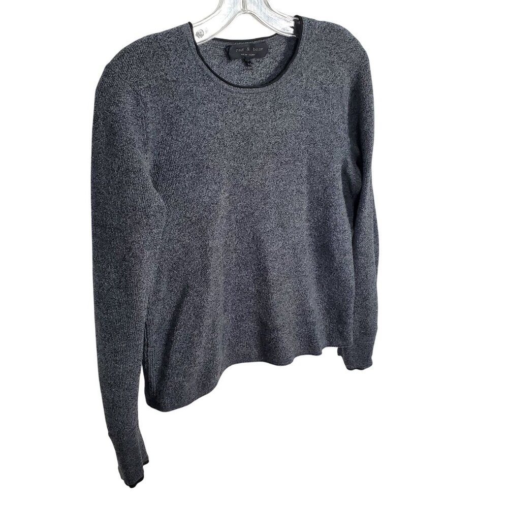 Rag & Bone Womens Size M Sweater Ribbed Knit Merino Wool Crewneck Minimalist - Picture 1 of 12